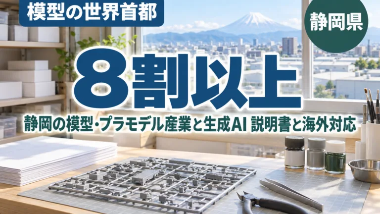 静岡の模型・プラモデル産業×生成AI｜説明書と海外対応