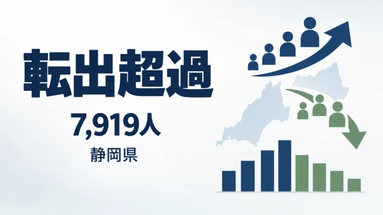 静岡県の人口移動の読み方と早見表｜採用計画を生成AIで下書き