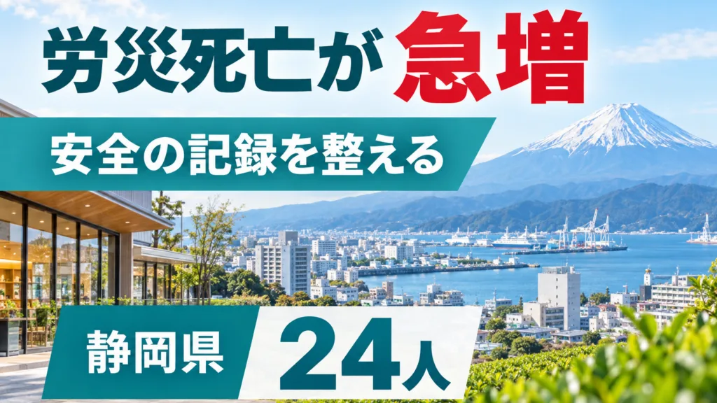 静岡で労災死亡が急増｜安全教育と記録を生成AIで整える