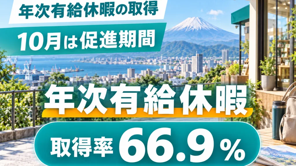10月は年次有給休暇取得促進期間｜静岡の有休書類を生成AIで